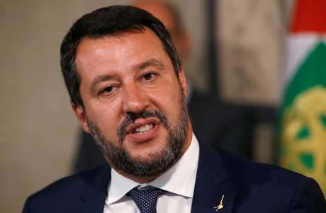 Líder da Liga, Matteo Salvini 28/08/2019 REUTERS/Ciro de Luca