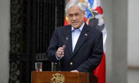 Sebastian Piñera cancelou dois grandes eventos no país (AFP) Sebastian Piñera cancelou dois grandes eventos no país (AFP)