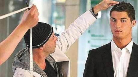 Ricardo Marques Ferreira com Cristiano Ronaldo, em foto de arquivo Ricardo Marques Ferreira com Cristiano Ronaldo, em foto de arquivo