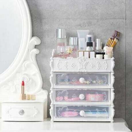 29. Gaveteiro organizador para mesa com detalhes de madeira – Por: Ebay 29. Gaveteiro organizador para mesa com detalhes de madeira – Por: Ebay