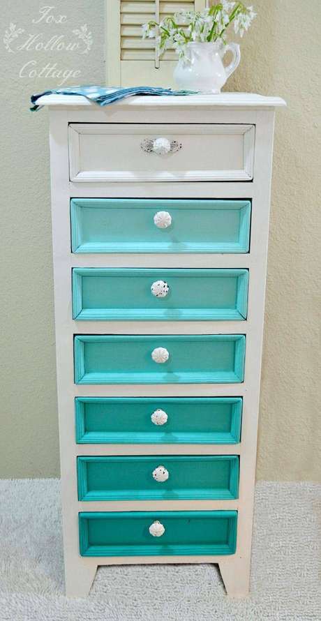 16. Gaveteiro organizador mdf para decoração – Por: Pinterest 16. Gaveteiro organizador mdf para decoração – Por: Pinterest