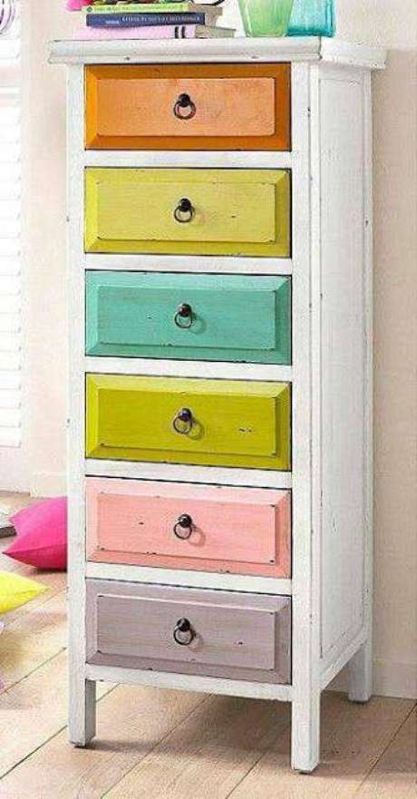 17. Gaveteiro organizador mdf – Por: Pinterest 17. Gaveteiro organizador mdf – Por: Pinterest