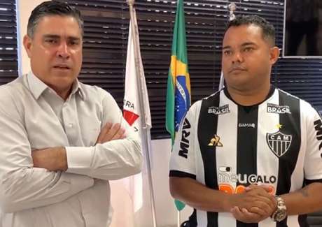 Sette Câmara se posicionou em nome do clube e repudiou os atos que aconteceram contra o segurança Fábio Coutinho- (Reprodução/TV Galo) Sette Câmara se posicionou em nome do clube e repudiou os atos que aconteceram contra o segurança Fábio Coutinho- (Reprodução/TV Galo)