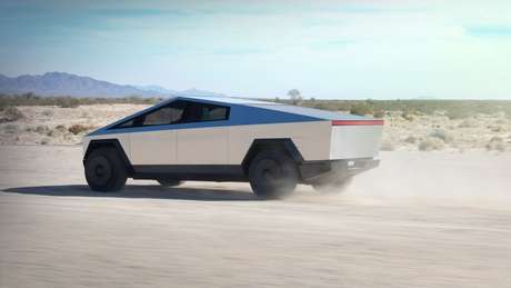 O Cybertruck tem um design 'retrofuturista'
