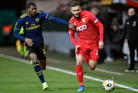 Gunners sofreram, mas se classificaram (Foto: JOHN THYS / AFP) Gunners sofreram, mas se classificaram (Foto: JOHN THYS / AFP)