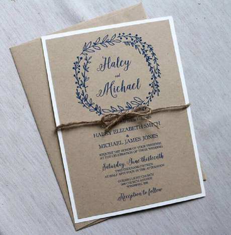 Convite De Casamento Simples 81 Modelos Encantadores Convite lindo e criativo com qualidade e preço justo é na tutu convites. convite de casamento simples 81
