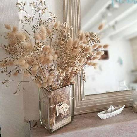 40. As flores secas podem ter diferentes cores. Foto: Pinterest 40. As flores secas podem ter diferentes cores. Foto: Pinterest
