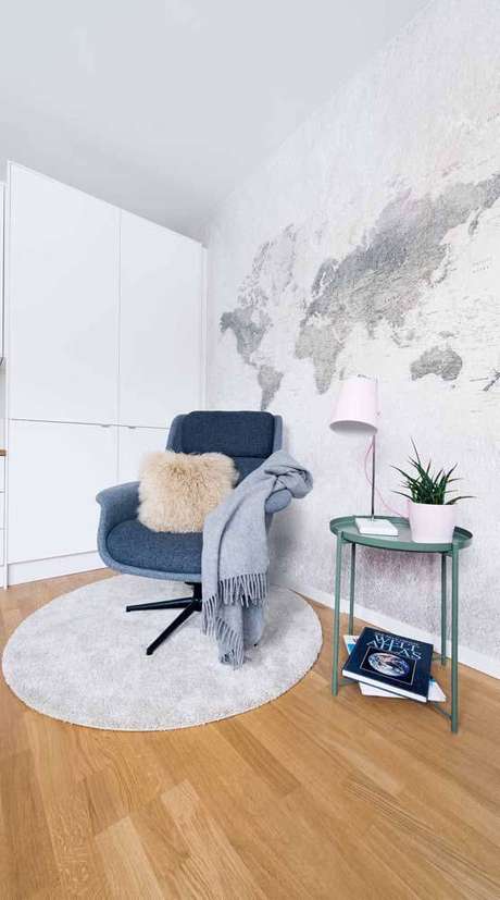 42. A poltrona giratória merece um lugar reservado. Foto: Decor Fácil 42. A poltrona giratória merece um lugar reservado. Foto: Decor Fácil