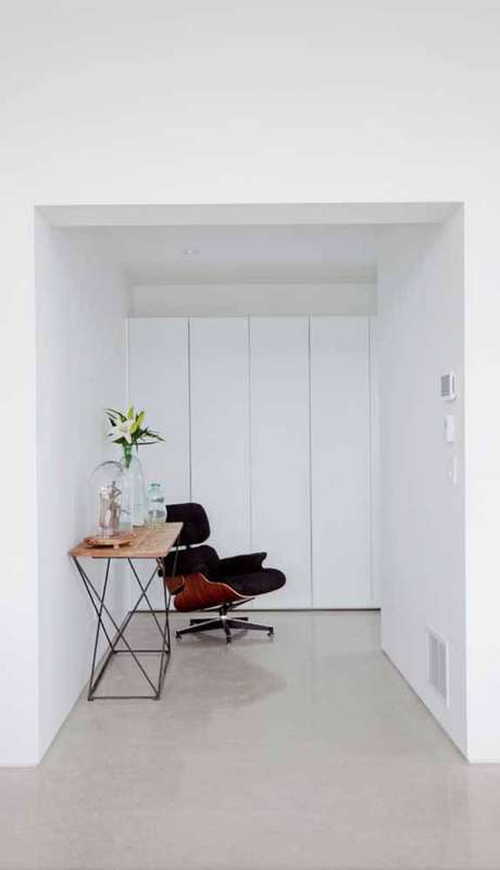 14. O conforto também deve fazer parte da poltrona giratória. Foto: Pinterest 14. O conforto também deve fazer parte da poltrona giratória. Foto: Pinterest