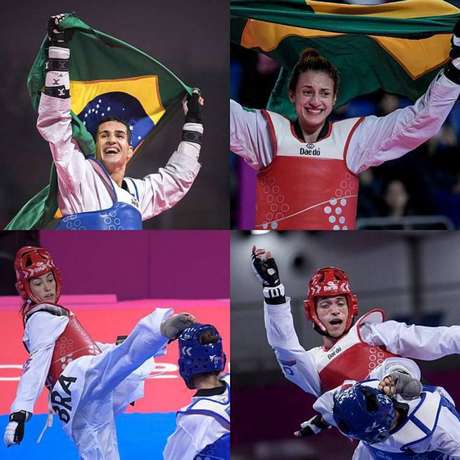 Atletas que vão disputar o pré-olímpico de tae kwon do Atletas que vão disputar o pré-olímpico de tae kwon do