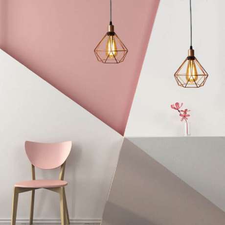 1. O pendente cobre garante um toque de modernidade e elegância ao ambiente decorado – Foto: Pinterest 1. O pendente cobre garante um toque de modernidade e elegância ao ambiente decorado – Foto: Pinterest