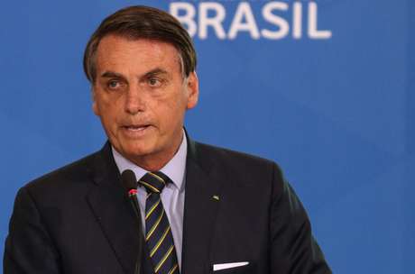 O Presidente Jair Bolsonaro durante Solenidade de Passagem de Comando da Operação Acolhida, realizado no Palácio do Planalto, Esplanada dos Ministérios, em Brasília, 