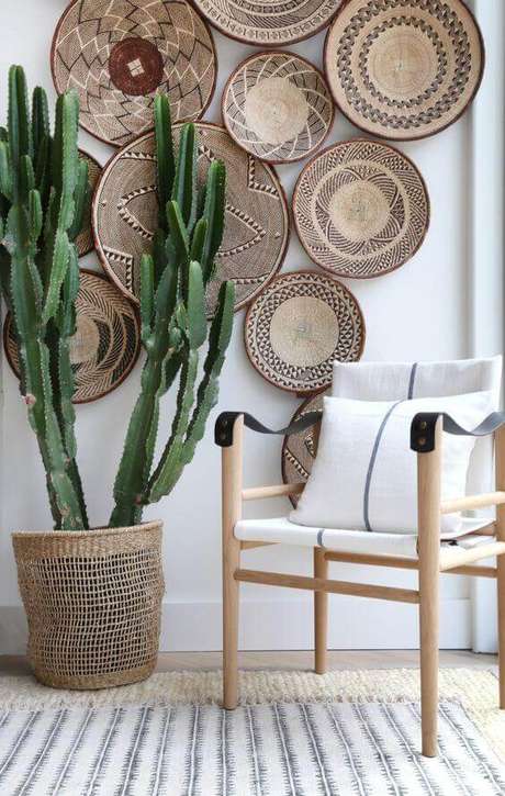 1. Paredes decoradas com cerâmica – Foto: Casa Tres Chic