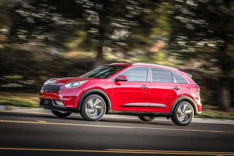 Niro híbrido: motor 1.6 combinado com motor elétrico e 21,3 km/l de gasolina na cidade.