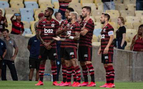 Gabigol marcou o segundo gol do Flamengo nesta quarta (Foto: Alexandre Vidal / Flamengo)