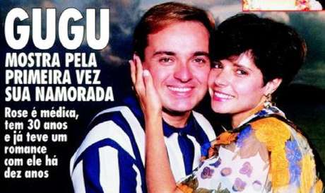 Gugu e Rose na capa da Caras em 1994: um romance de conto de fadas na visão do público Gugu e Rose na capa da Caras em 1994: um romance de conto de fadas na visão do público