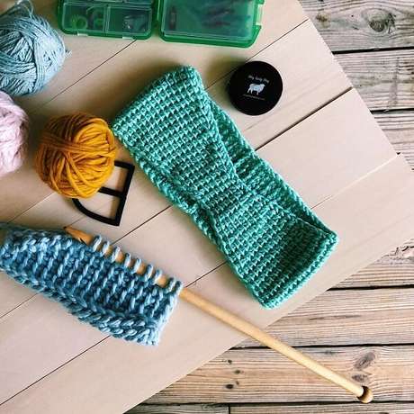 14. Como fazer crochê tunisiano. Fonte: Pinterest 14. Como fazer crochê tunisiano. Fonte: Pinterest