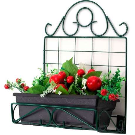 37. Suporte para floreira de ferro – Via: Pinterest 37. Suporte para floreira de ferro – Via: Pinterest