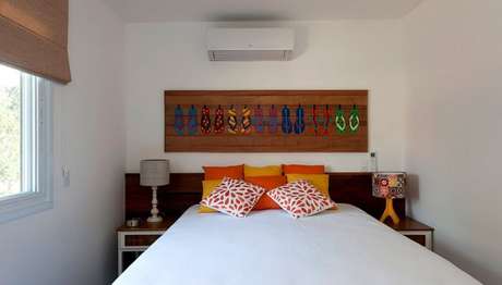 12. Decoração de quarto de casa de praia simples. Fonte: Jeito de Casa