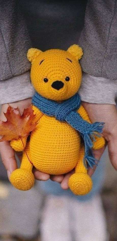15. Este lindo urso de amigurumi pode ser feito por qualquer pessoa que esteja disposta a aprender a técnica. Foto: Aprenda Crochê do Zero 15. Este lindo urso de amigurumi pode ser feito por qualquer pessoa que esteja disposta a aprender a técnica. Foto: Aprenda Crochê do Zero