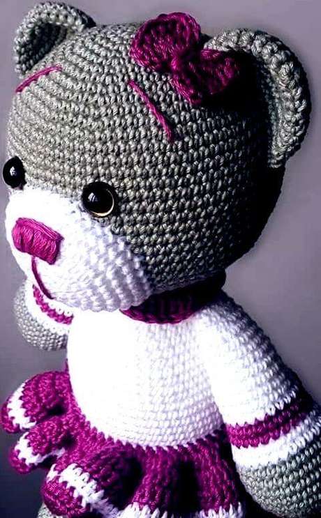 19. O amigurumi pode ter muitas cores. Foto: Graficos de Crochê 19. O amigurumi pode ter muitas cores. Foto: Graficos de Crochê