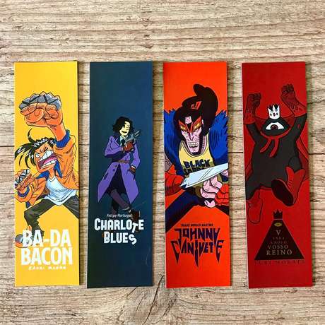 “Ba-da Bacon”, de Raoni Marqs; “Charlote Blues”, de Felipe Portugal; “Johnny Canivete”, de Thiago Moraes Martins; e “Venha a Nós o Vosso Reino”, de Yuri Moraes “Ba-da Bacon”, de Raoni Marqs; “Charlote Blues”, de Felipe Portugal; “Johnny Canivete”, de Thiago Moraes Martins; e “Venha a Nós o Vosso Reino”, de Yuri Moraes