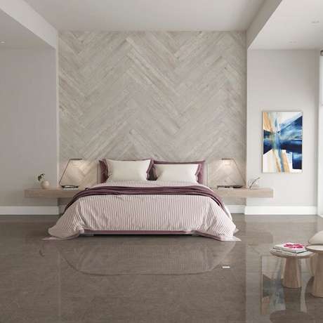 30. Escolha a cor de cerâmica para quarto que mais se adapta a sua decoração. Fonte: Pinterest 30. Escolha a cor de cerâmica para quarto que mais se adapta a sua decoração. Fonte: Pinterest