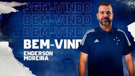 Enderson Moreira assinou até o fim de 2020-(divulgação/Cruzeiro) Enderson Moreira assinou até o fim de 2020-(divulgação/Cruzeiro)