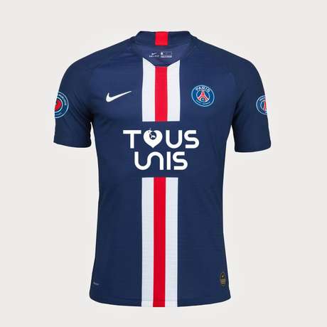 Camisa leva a mensagem “Todos Unidos” (Foto: Divulgação/PSG) Camisa leva a mensagem “Todos Unidos” (Foto: Divulgação/PSG)