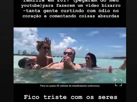 Filha de Roberto Justus defende o pai em polêmica com influenciadora na web Filha de Roberto Justus defende o pai em polêmica com influenciadora na web