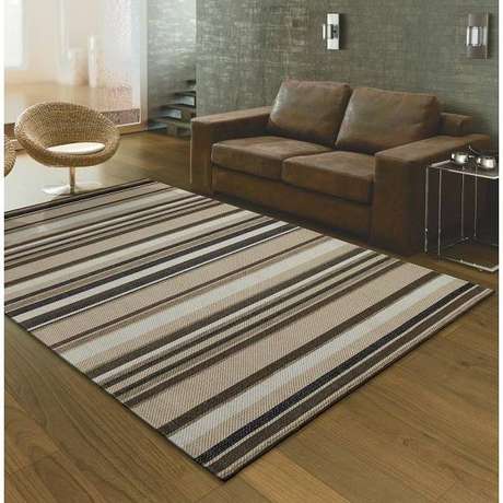 62. Tapete sisal acompanhando a base de cores da decoração – Foto: Via Pinterest 62. Tapete sisal acompanhando a base de cores da decoração – Foto: Via Pinterest