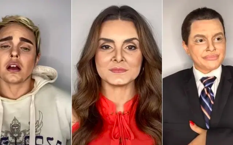 Transformações de Letícia Gomes em Justin Bieber, Fátima Bernardes e Silvio Santos Transformações de Letícia Gomes em Justin Bieber, Fátima Bernardes e Silvio Santos