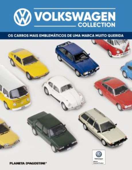 Capa da coleção de miniaturas: um fascículo por quinzena e 60 carros na coleção. Capa da coleção de miniaturas: um fascículo por quinzena e 60 carros na coleção.