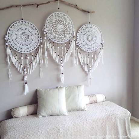 32. Decoração para quarto com filtros dos sonhos – Foto: Pintereset 32. Decoração para quarto com filtros dos sonhos – Foto: Pintereset