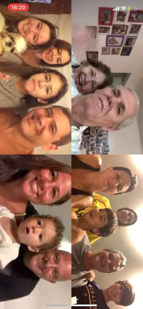 Festa na quarentena: Familiares receberam bandeja de salgados para comemorar 40 anos de Juliana Queiroz, em Salvador. Festa na quarentena: Familiares receberam bandeja de salgados para comemorar 40 anos de Juliana Queiroz, em Salvador.