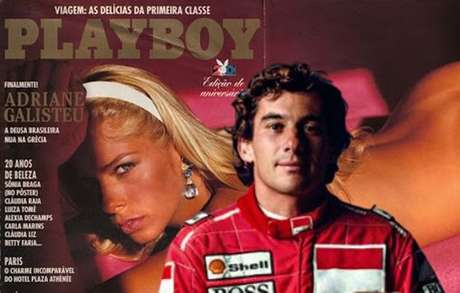 Adriane Galisteu disse, anos depois, ter concordado com o pedido de Senna para suspender suas primeiras fotos na Playboy Adriane Galisteu disse, anos depois, ter concordado com o pedido de Senna para suspender suas primeiras fotos na Playboy