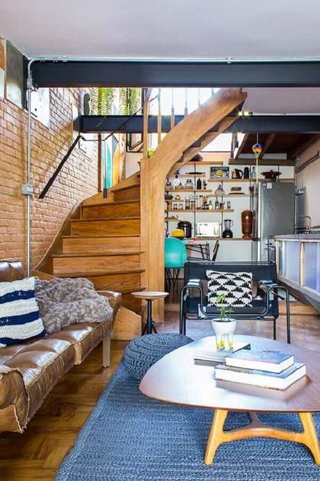 59. Tapetes vão além de peças decorativas, pois ajudam a aquecer os ambientes e deixá-los mais acolhedores – Foto: Ideias Decor