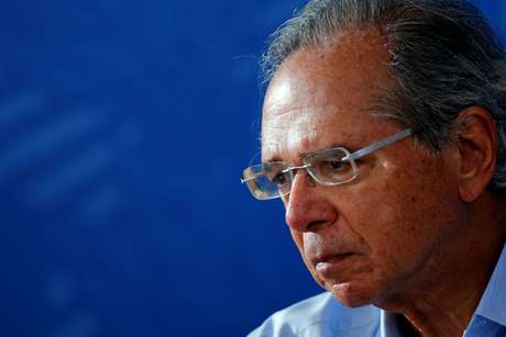 Ministro Paulo Guedes em evento em Brasília 
 3/4/2020 REUTERS/Adriano Machado