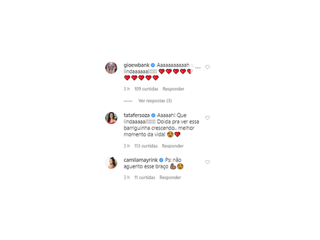 Thais Fersoza comenta em foto de Sthefany Brito Thais Fersoza comenta em foto de Sthefany Brito