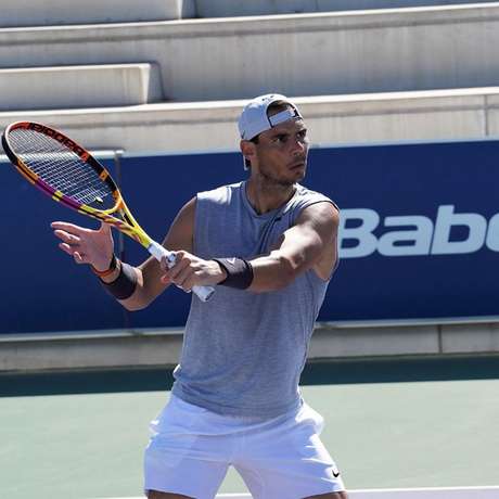 Rafael Nadal voltou aos treinos na Espanha Rafael Nadal voltou aos treinos na Espanha