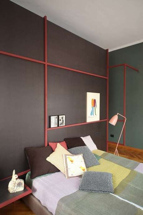 23. Decoração de quartos bonitos e modernos com detalhes coloridos – Foto: Archilovers 23. Decoração de quartos bonitos e modernos com detalhes coloridos – Foto: Archilovers