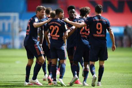 Bayern de Munique fez grande partida coletiva para construir goleada (Matthias Hangst / POOL / AFP) Bayern de Munique fez grande partida coletiva para construir goleada (Matthias Hangst / POOL / AFP)