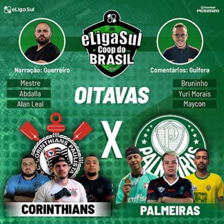Clássico entre Corinthians e Palmeiras vale vaga nas quartas de final Clássico entre Corinthians e Palmeiras vale vaga nas quartas de final