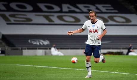 Harry Kane chegou ao décimo oitavo gol na temporada pelo Tottenham (Foto: NEIL HALL / AFP) Harry Kane chegou ao décimo oitavo gol na temporada pelo Tottenham (Foto: NEIL HALL / AFP)