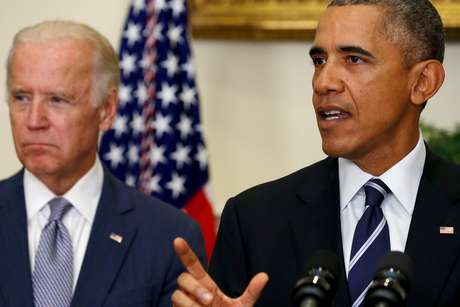 Joe Biden e Barack Obama na Casa Branca em novembro de 2015
06/11/2015 REUTERS/Jonathan Ernst