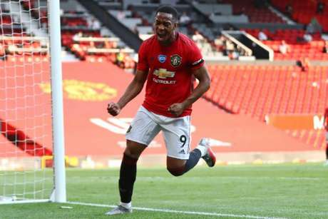 Martial foi o grande nome do jogo (Foto: MICHAEL STEELE / POOL / AFP) Martial foi o grande nome do jogo (Foto: MICHAEL STEELE / POOL / AFP)