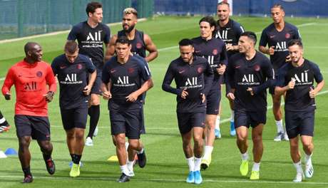 PSG retornou aos treinos (Foto: Dominique Faget / AFP) PSG retornou aos treinos (Foto: Dominique Faget / AFP)