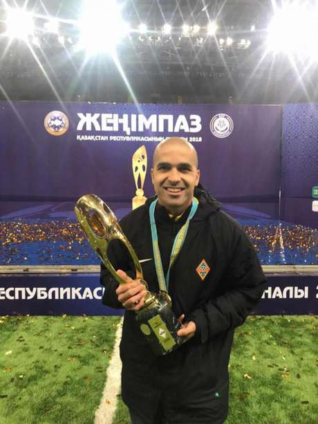 Diogo Leite elogiou o Kairat FC (Foto: Divulgação) Diogo Leite elogiou o Kairat FC (Foto: Divulgação)