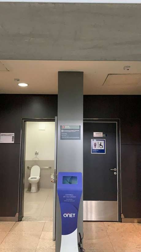 Sensores e totens com inteligência artificial no aeroporto de Guarulhos Sensores e totens com inteligência artificial no aeroporto de Guarulhos