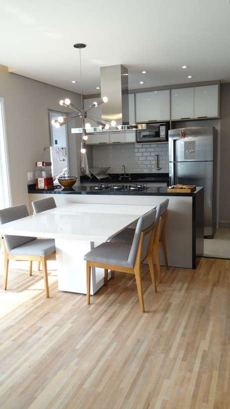 33. Cozinha pequena americana – Via: arkpad 33. Cozinha pequena americana – Via: arkpad